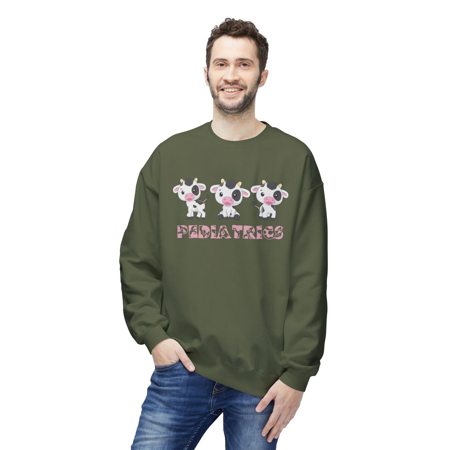 Cute Cow Pediatrics Crewneck Sweatshirt