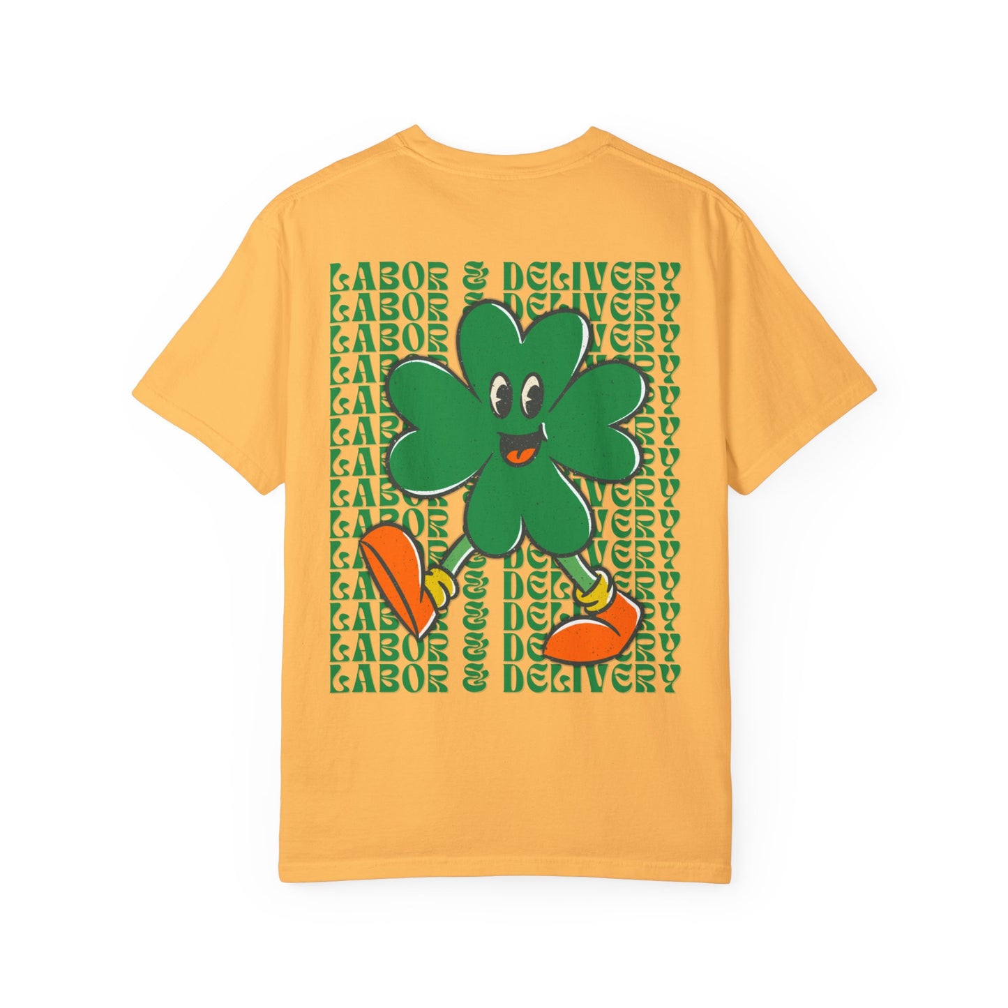 Labor & Delivery St. Patrick's Day T Shirt Happy Shamrock