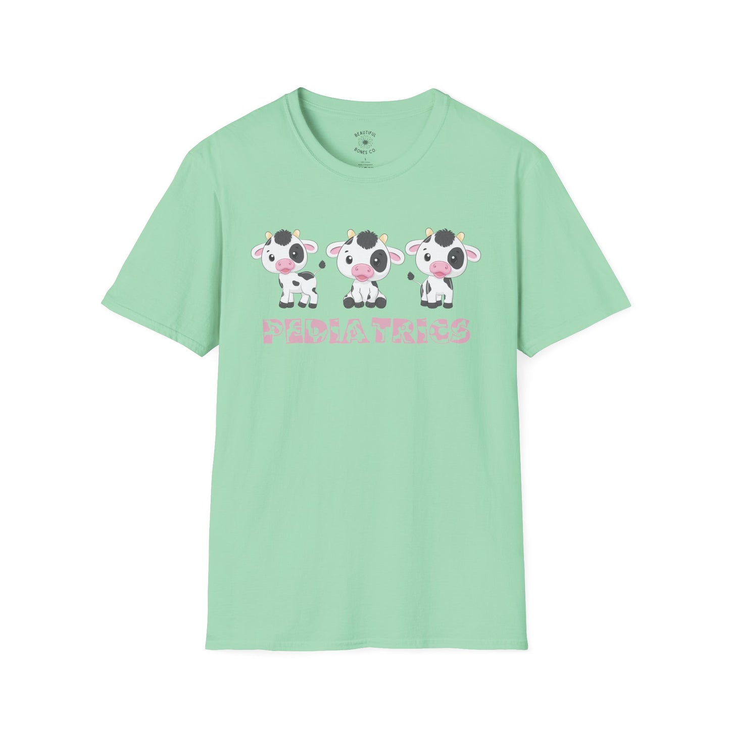 Cute Pediatrics Cow Unisex Heavy Cotton Tee