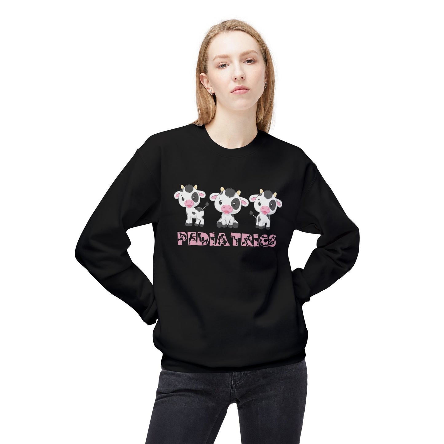 Cute Cow Pediatrics Crewneck Sweatshirt