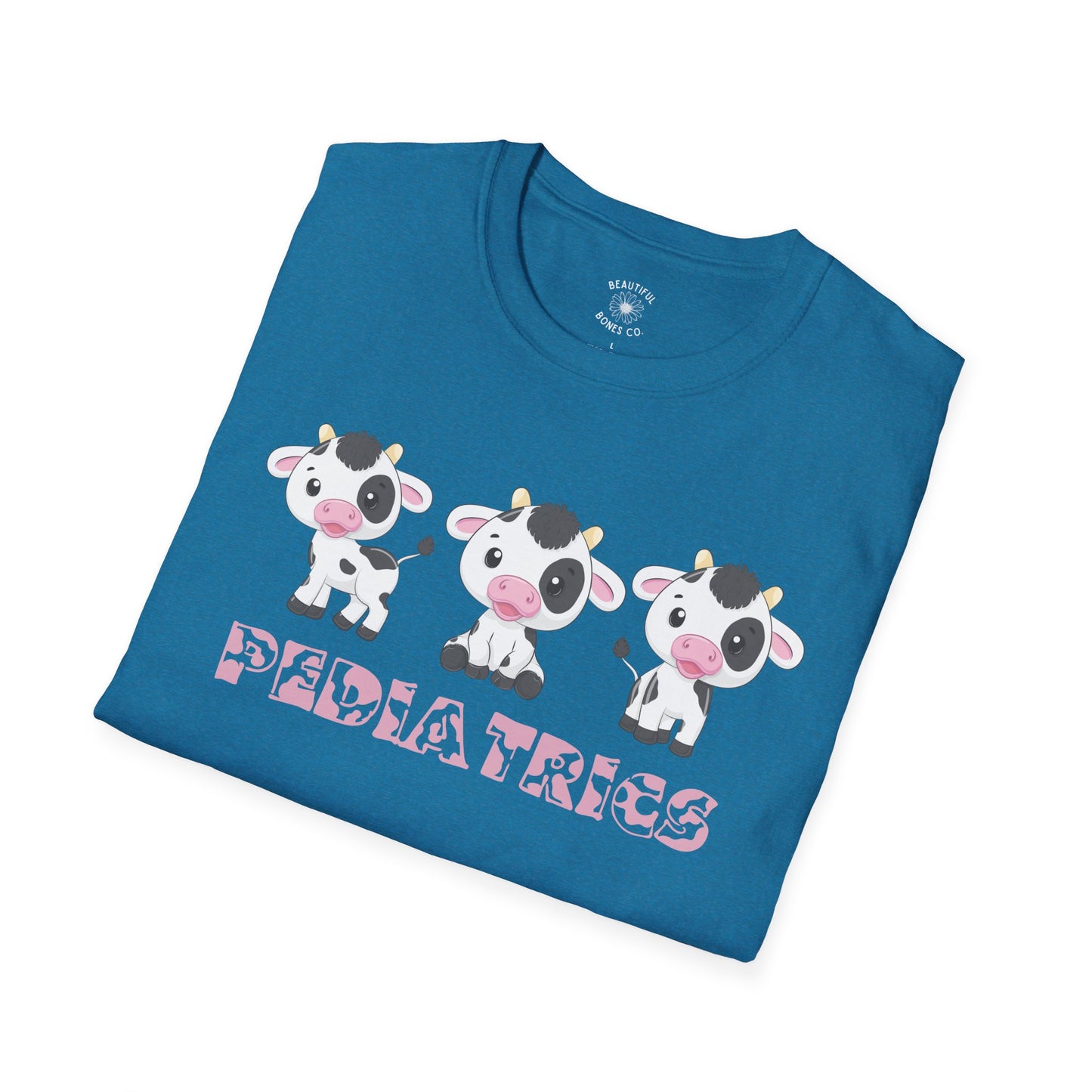 Cute Pediatrics Cow Unisex Heavy Cotton Tee